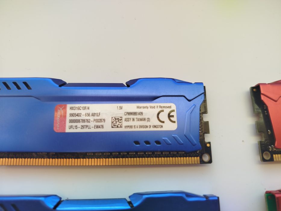 Комплект Оперативна пам'ять HyrerX Fury DDR3 4шт по4 gb