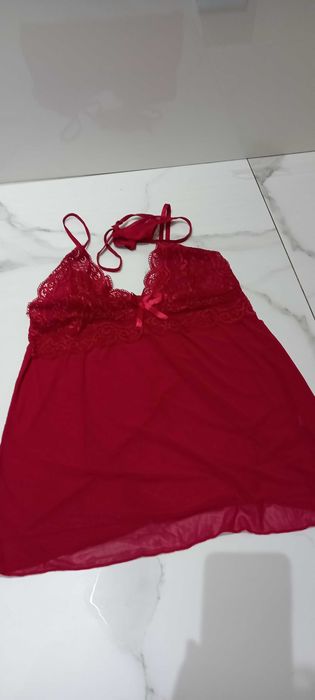 Koszulka nocna seksowna czerwona NOWA , rozmiar M