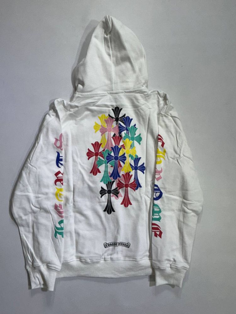 Зип худи Chrome Hearts Multi Colour White zip