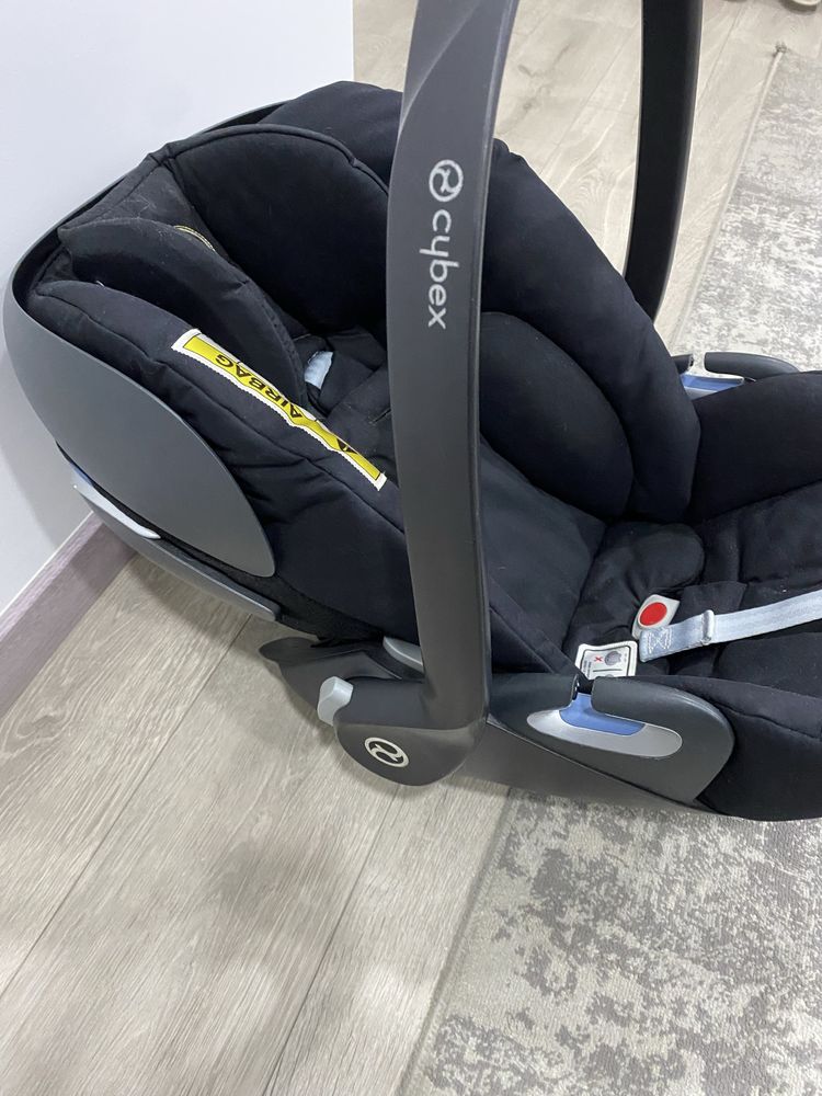 Conjunto Carrinho cybex balios s + parque + contentor fraldas