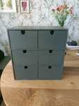Mini komoda Moppe Ikea antracyt