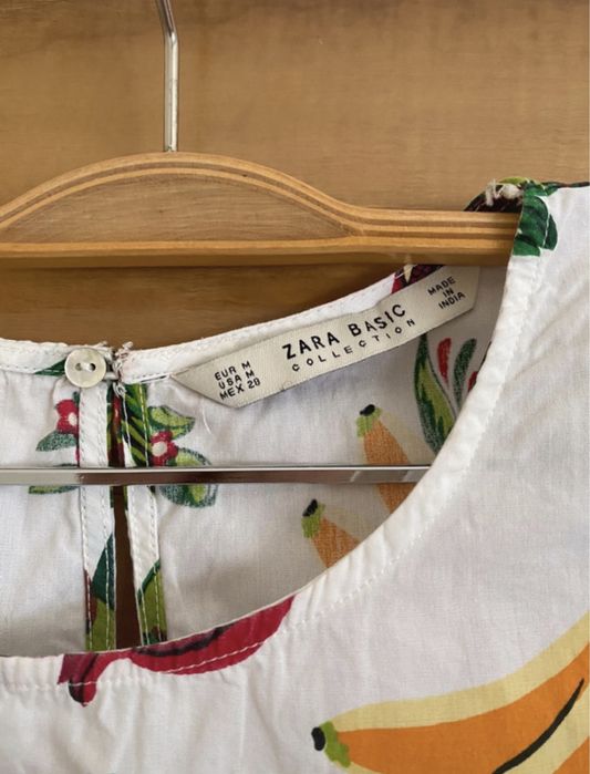 Blusa florida da Zara