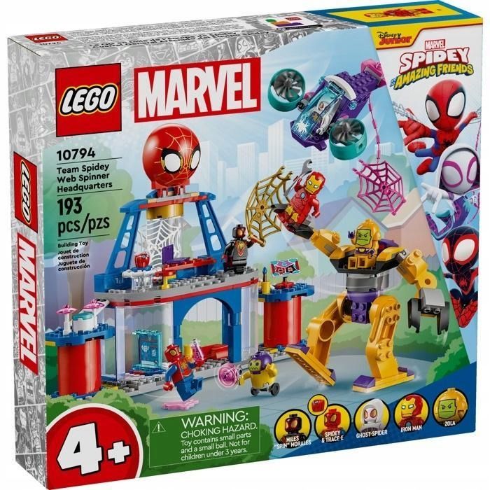 Lego Marvel 10794 Siedziba Web Spinner, Lego