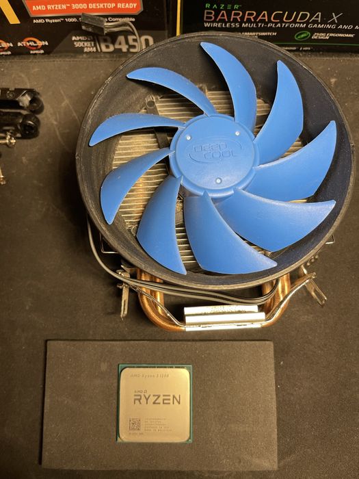 Процесор AMD Ryzen 3 1200 + Кулер Deepcool GAMMAXX 300 іделаний стан