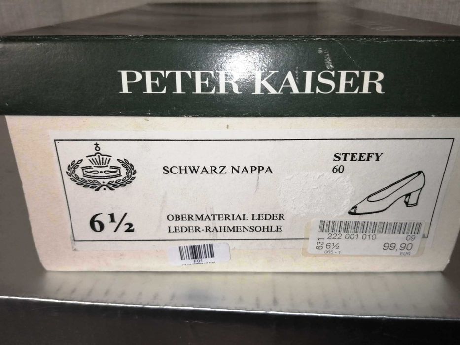 PETER KAISER Steefy Nowe Buty Czółenka Damskie Skóra 40 Oryginalne