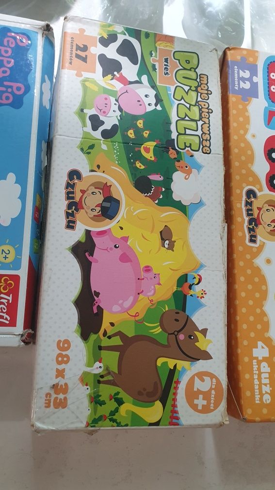 Puzzle zestaw 5 Fisher price trefl czuczu