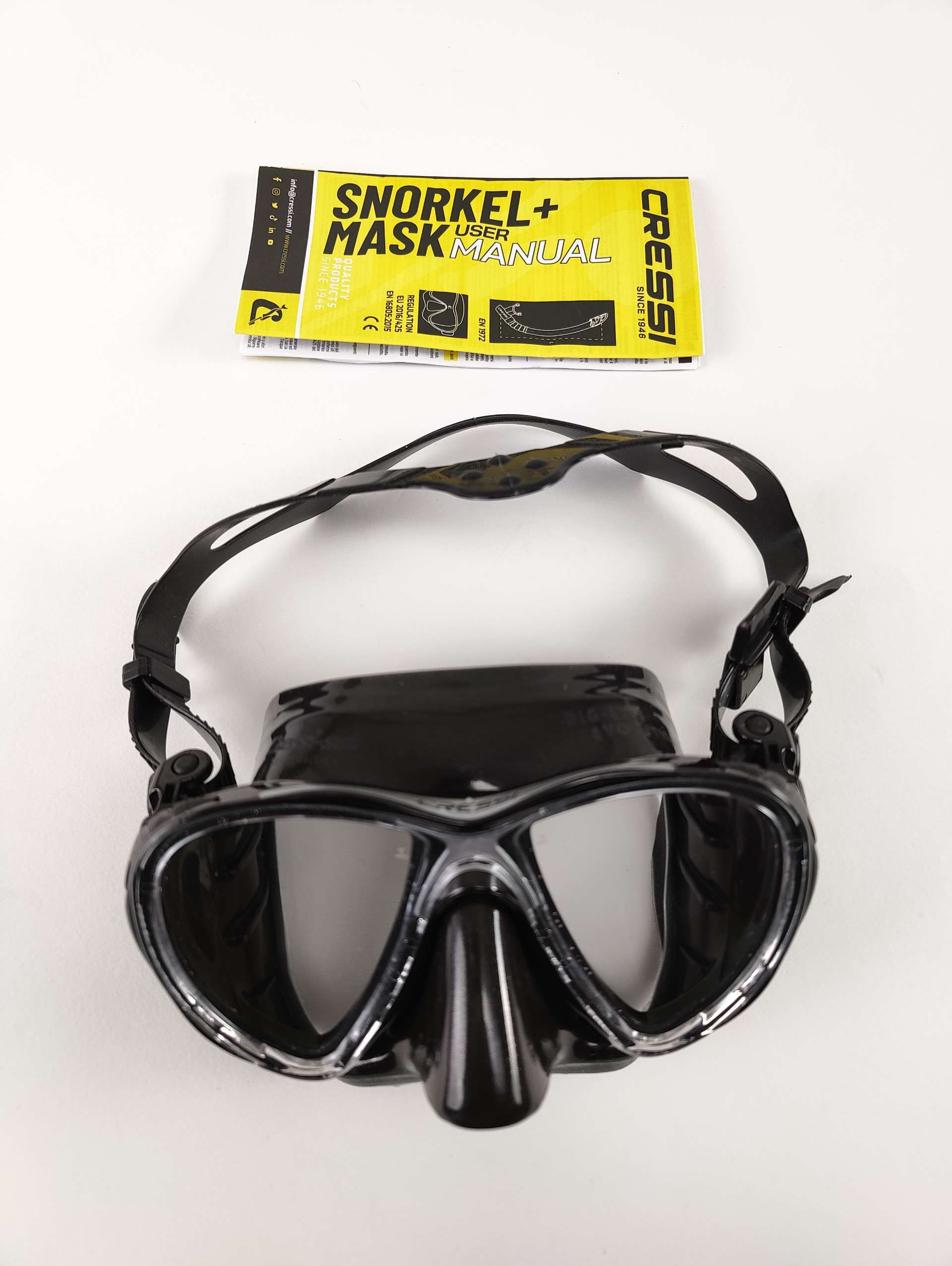 Cressi Unisex-Adult Big Eyes Evolution Mask Clear+Alpha Ultra Dry