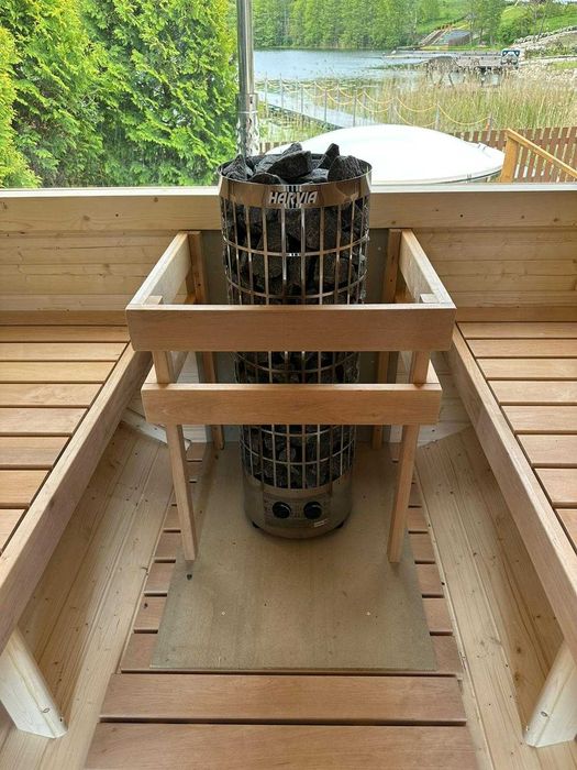 Sauna Ogrodowa 300 cm Spa Balia Jacuzzi Spa Basen Led