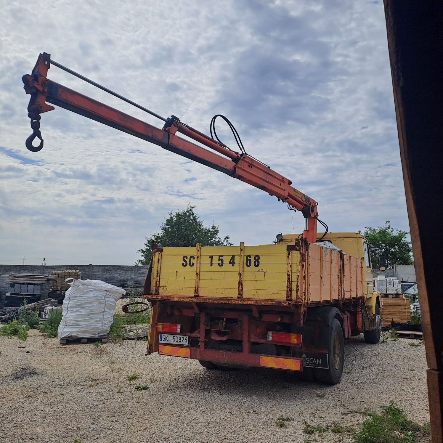 Scania 142 wywrot kiper hds 9t zamiana i