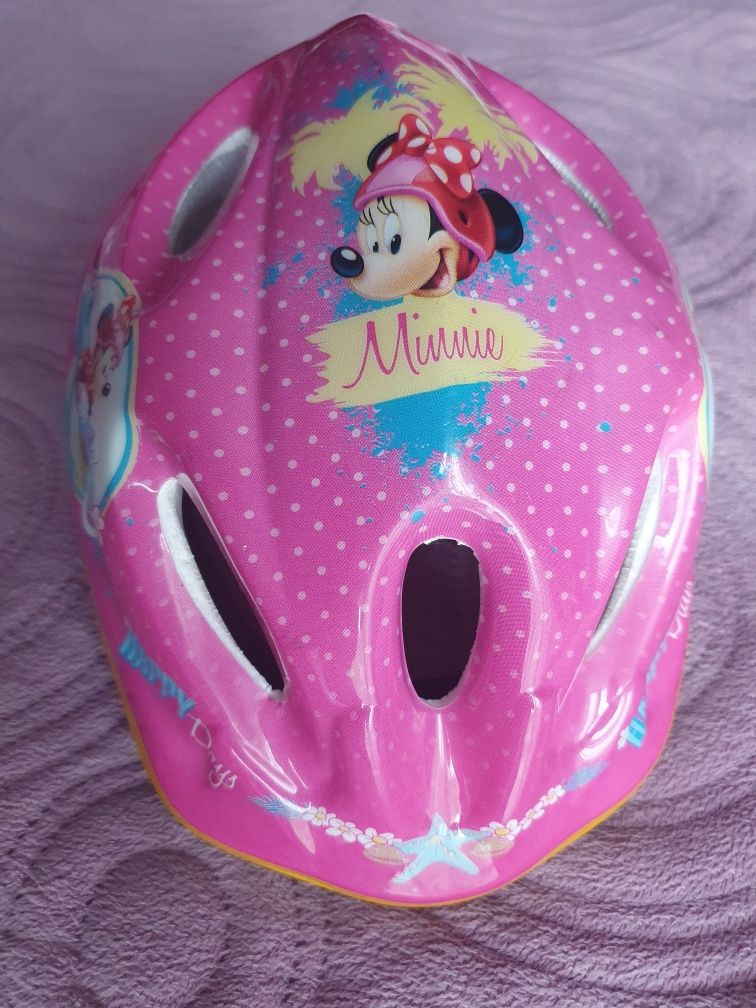 Kask dziecięcy rowerowy Myszka Minnie na rolki rower Seven