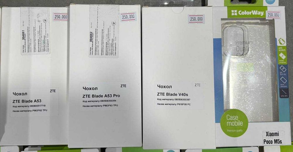 Лот чохлів, Honor, ZTE, Moto, Poco, Xiaomi.