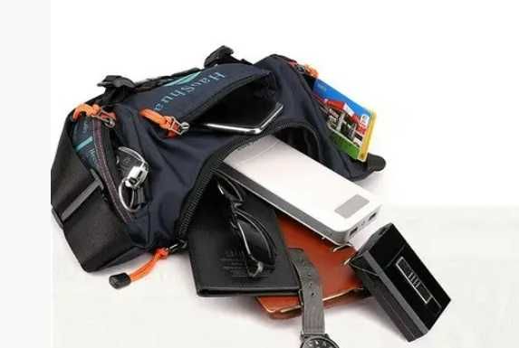 Мужская поясная сумка через плечо кросс боди - видео разные цвета