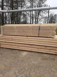 Drewno budowlane suszone heblowane kantowizna, legary, belki, łaty