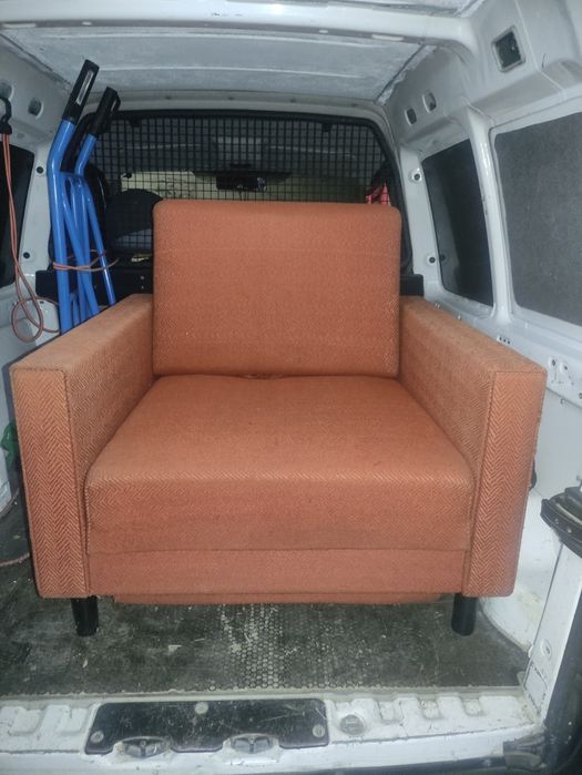 Łóżko pojedyncze , fotel pojedynczy rozkładany , amerykanka ,