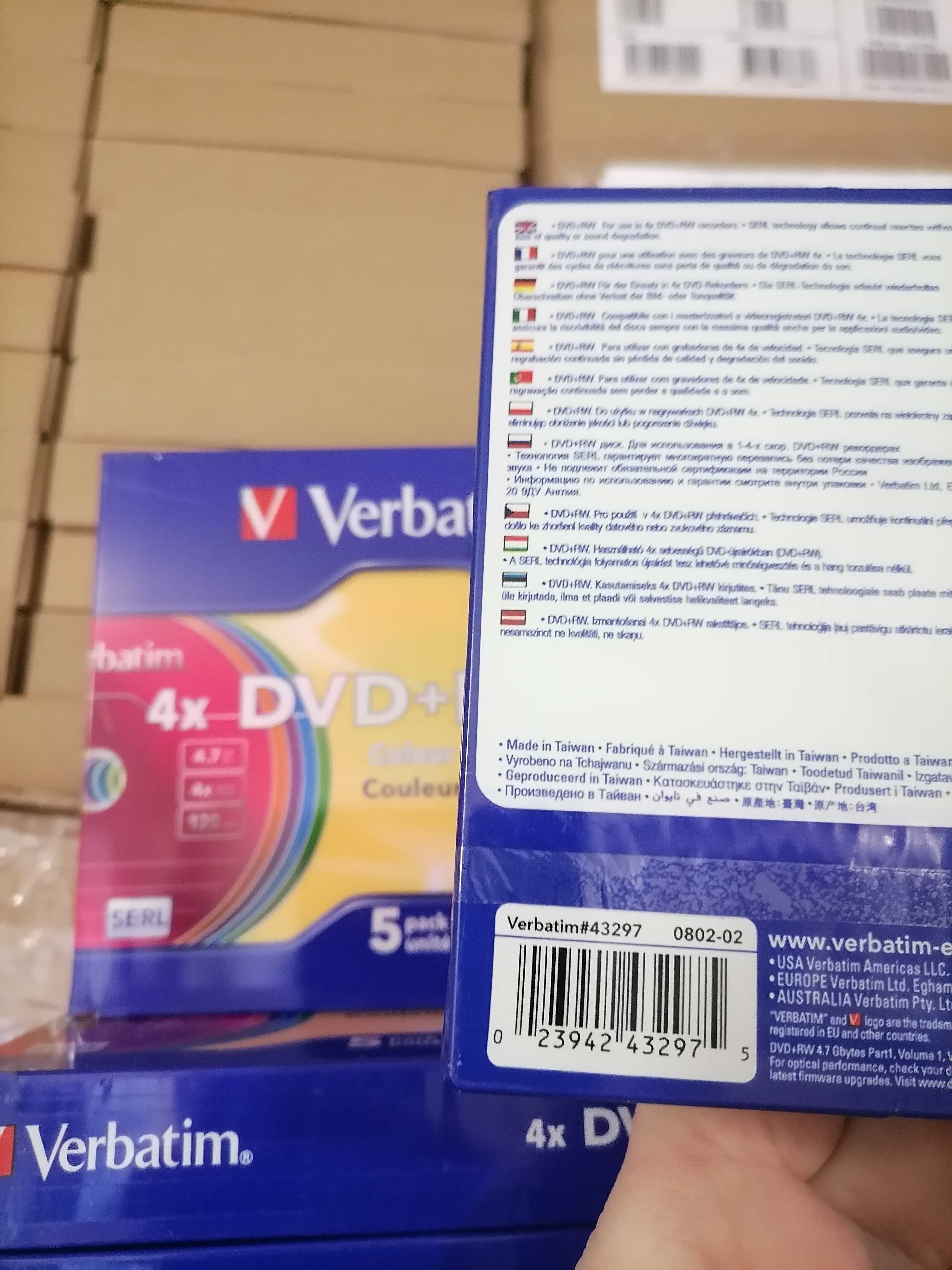 Диски Verbatim CD DVD