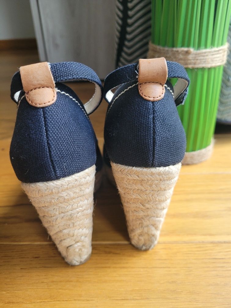 Espadryle buty na koturnie pepe Jeans r. 37