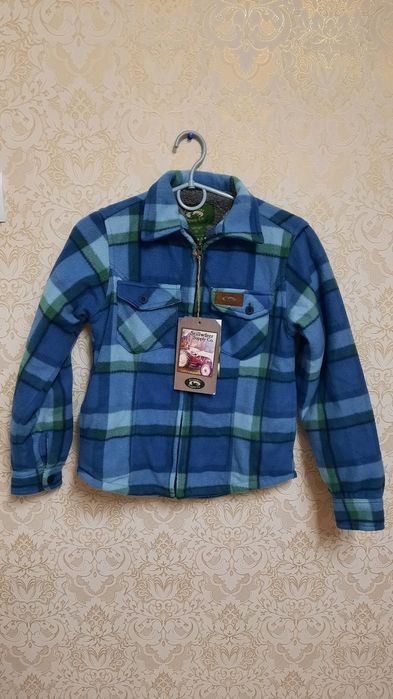 STILLWATER SUPPLY CO. Чоловіча куртка-сорочка в клітку.