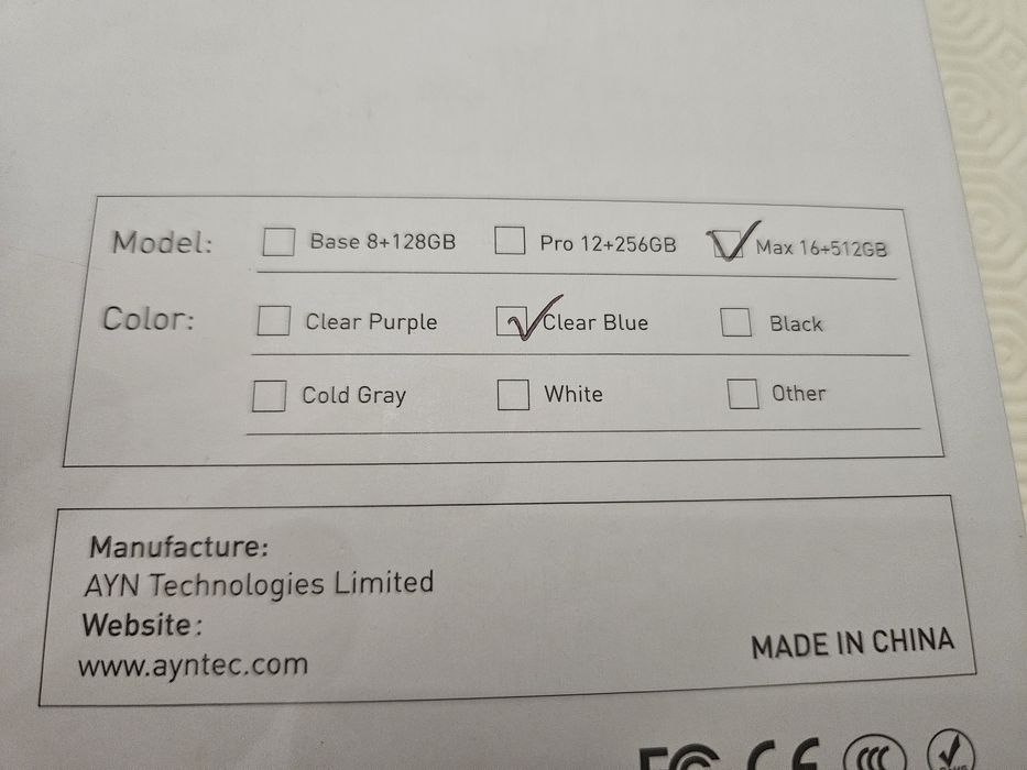 Ayn Odin 2 Max 512Gb