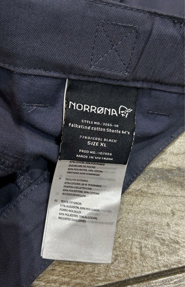 Męskie spodenki trekkingowe Szorty NORRONA Falketind Cotton XL