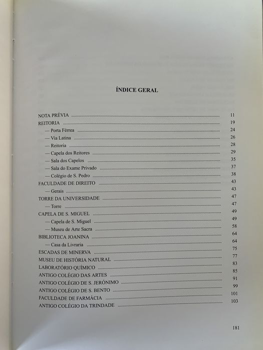 Livro - O património artístico da Universidade de Coimbra