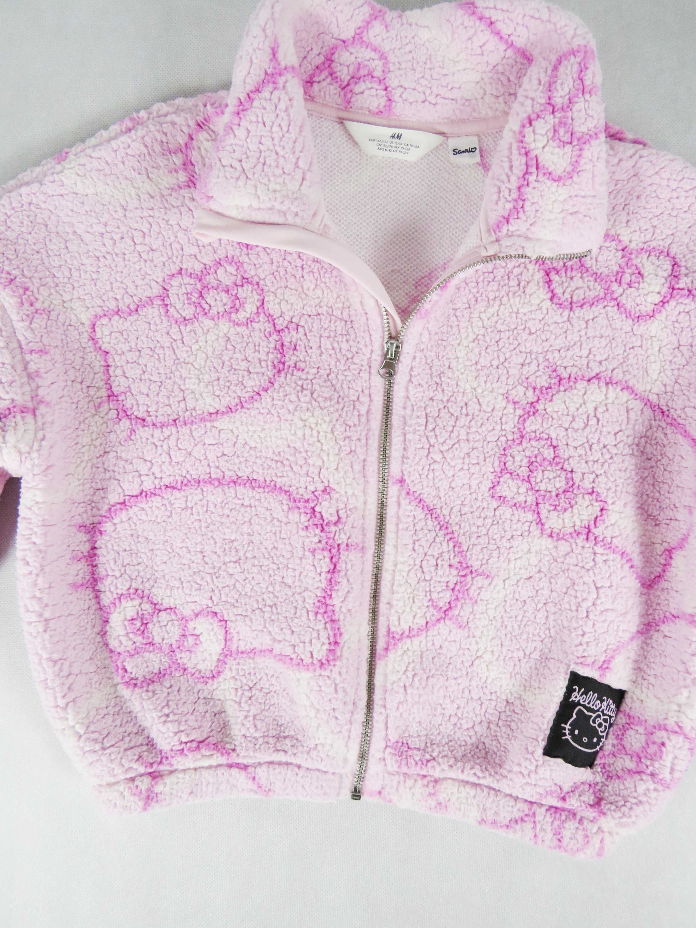 Hello Kitty 146-152 cm bluza Hello Kitty H&M barankowa kurteczka