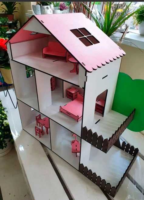 Ляльковий будинок з меблями Подарунок для дівчинки