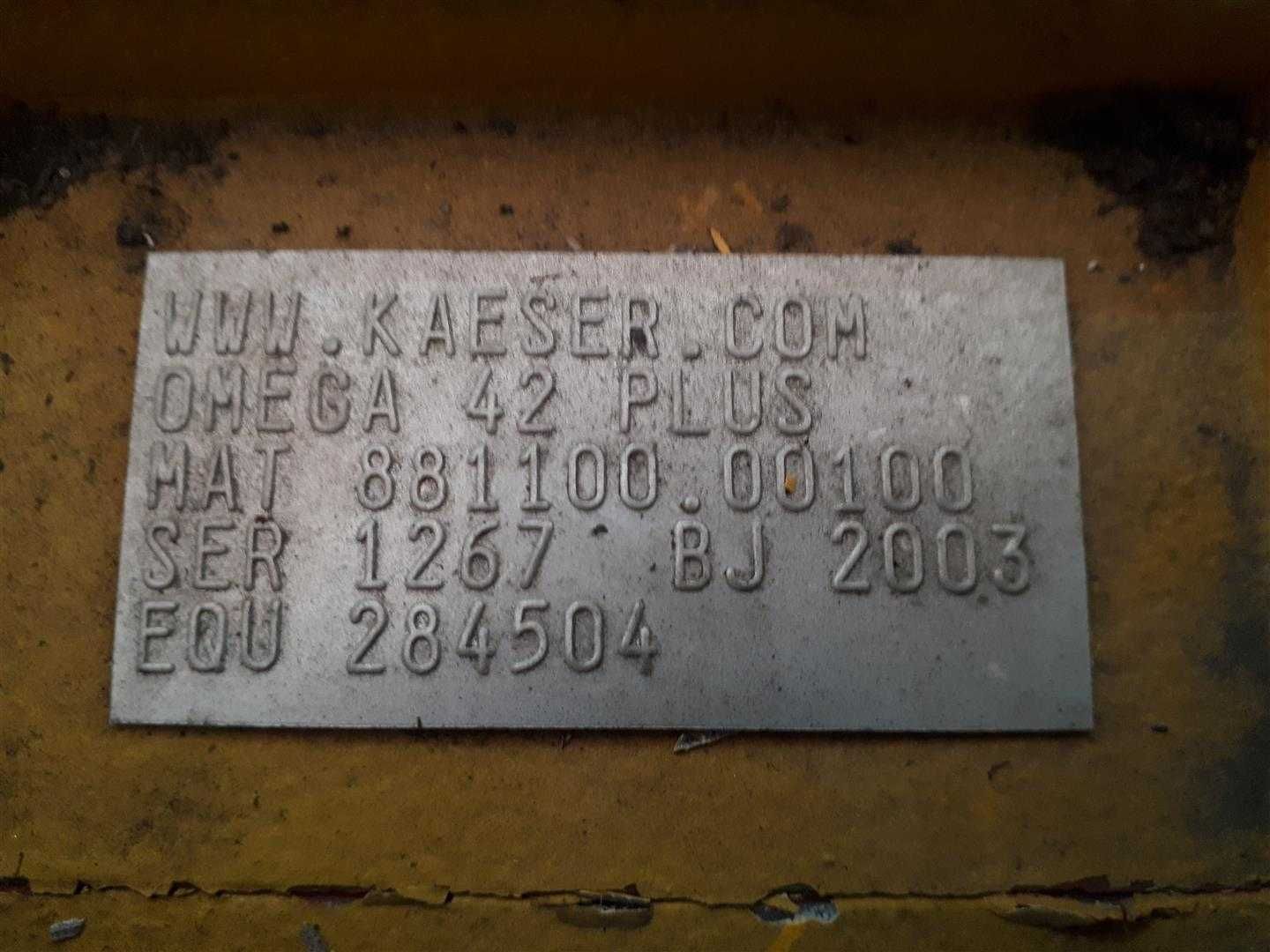 Sprawna!!! Dmuchawa Kaeser Omega42 Plus 2003r S002279