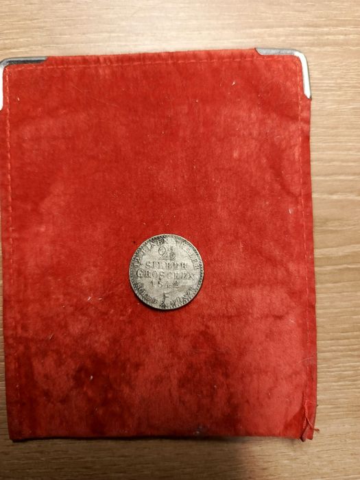 Moneta srebrna 2  1/2 grosza