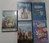 Filmes músicas e jogos preços variados conforme o que pretenderem