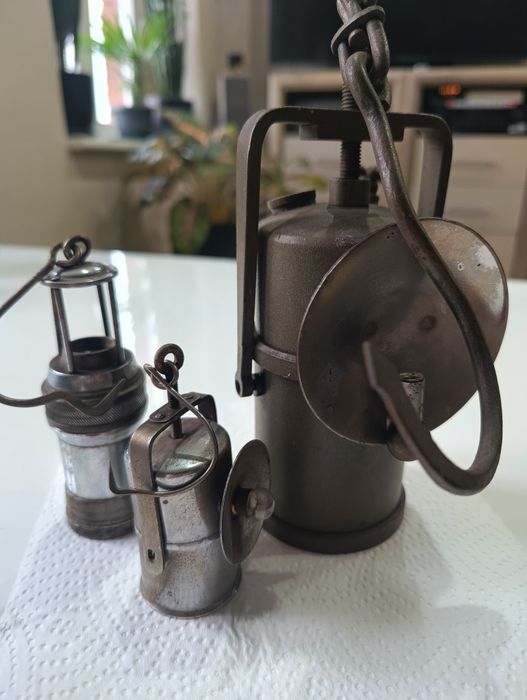 Lampy  Górnicze 3 szt cena za całość