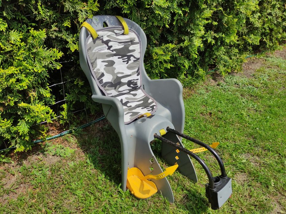 Fotelik rowerowy dla dziecka, tylny, bdb