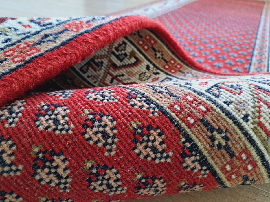 Elegancki Indyjski ręcznie tkany wełniany chodnik Mir 70x280cm.nr 1515