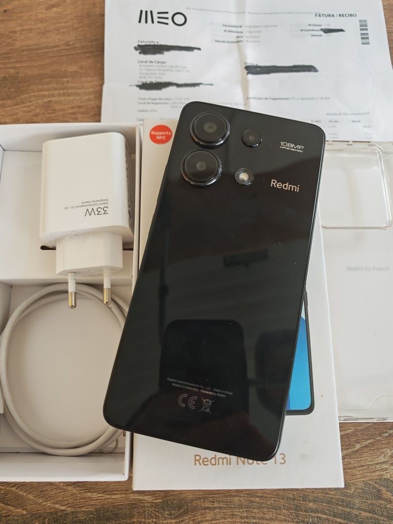 Xiaomi Redmi Note 13  6GB/128GB Preto C/Garantia Seminovo