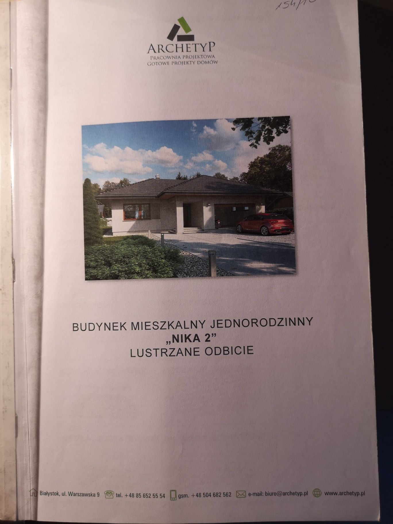 Projekt Domu 110 m2 + garaż 25 m2 Projekt Budowlany Nika 2 135 m2