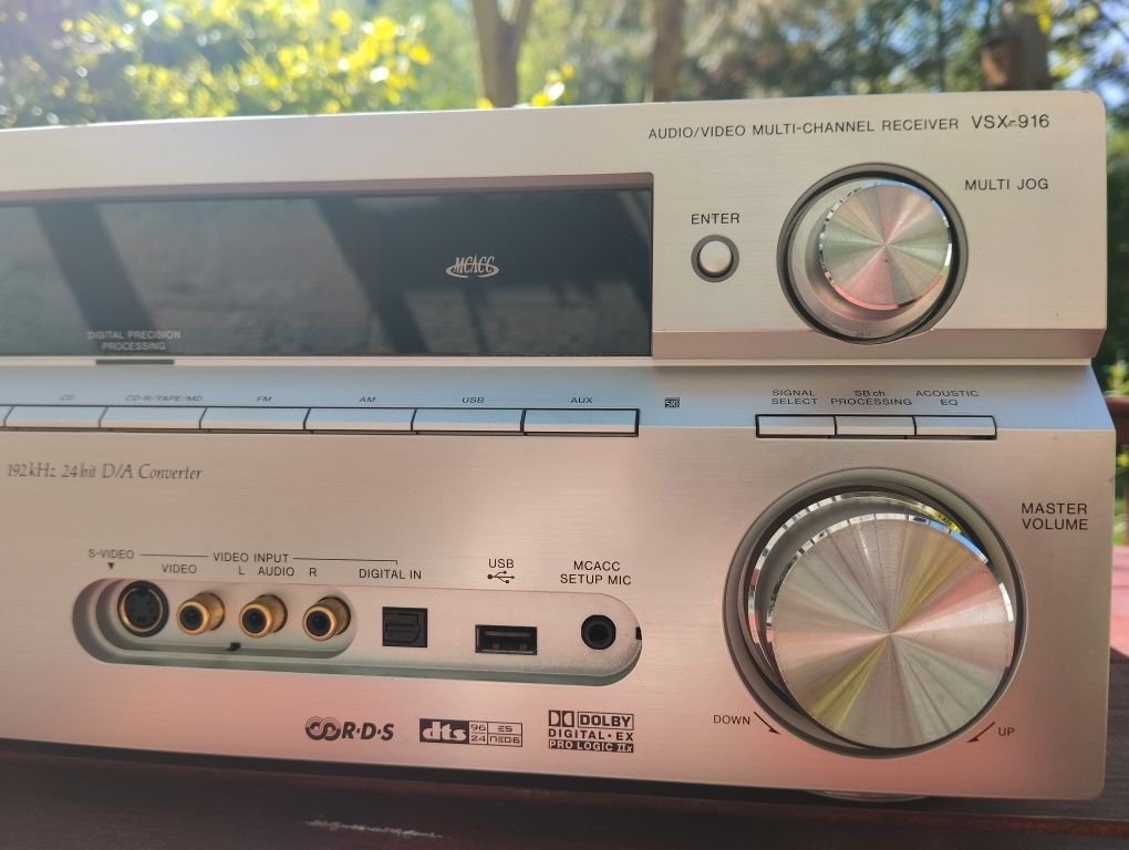 Pioneer vsx 916 amplituner 7.1 z wejściem optycznym i wyjściem pre out