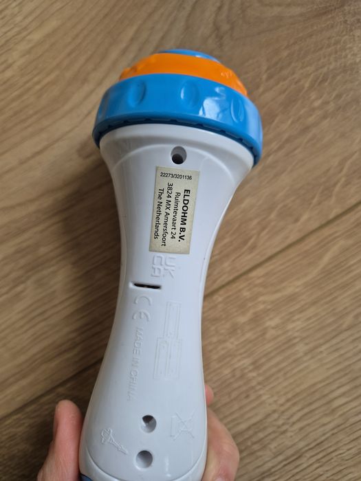 Zabawkowy mikrofon dla dzieci zabawka dźwiękowa używana