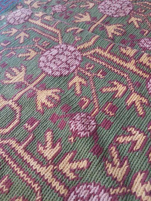 Retro  vintage  prl Kilim, gobelin, dywan recznie robiony