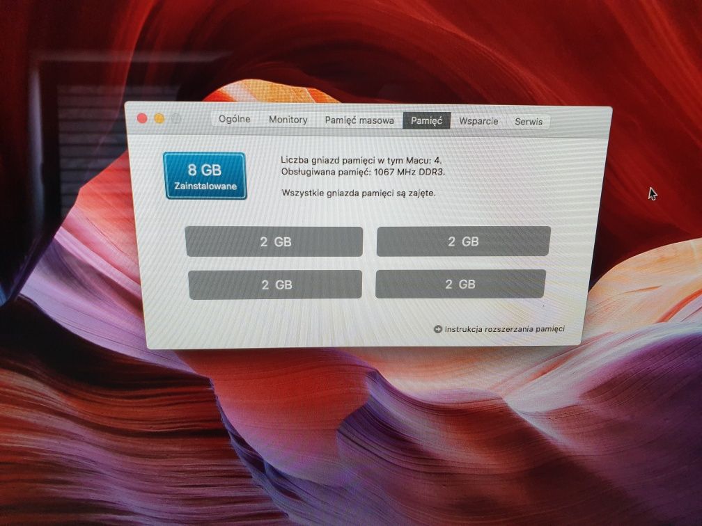 iMac Apple 21.5 cali  Mid 2011 A1311 i5 2.5 Ghz, 8 GB ,