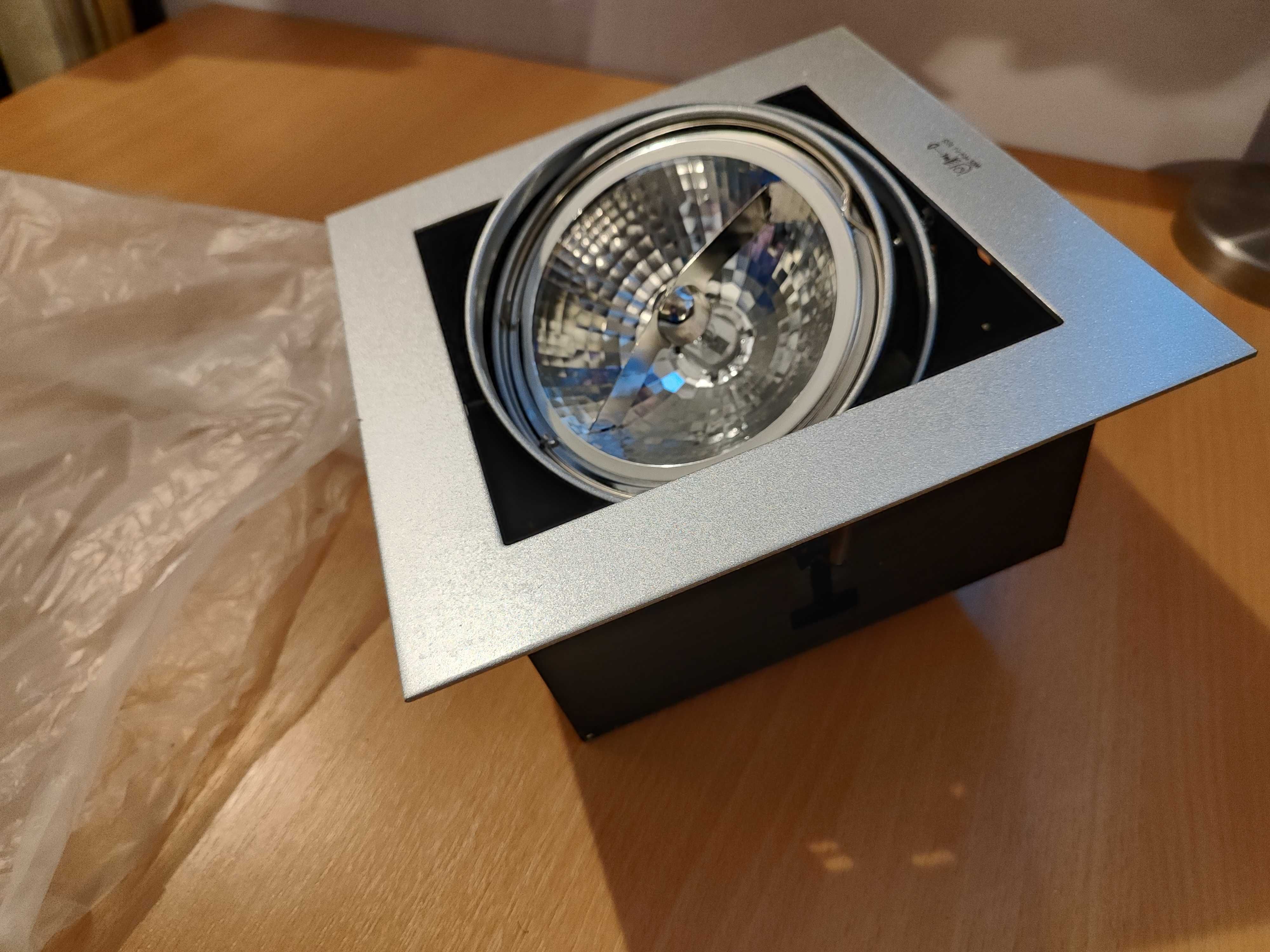 Lampy Kanlux wpuszczane 12V kwadratowe 5 szt