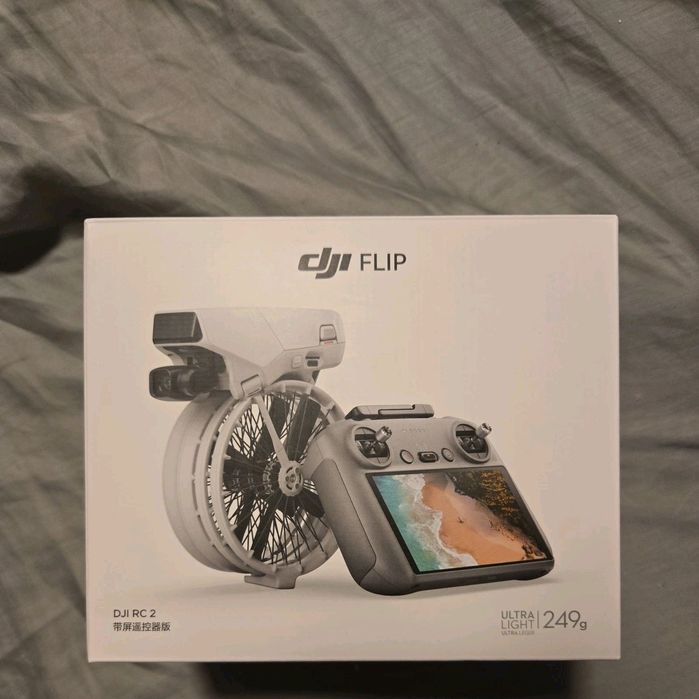 Drone DJI Flip RC 2 — Novo, Selado e com Fatura