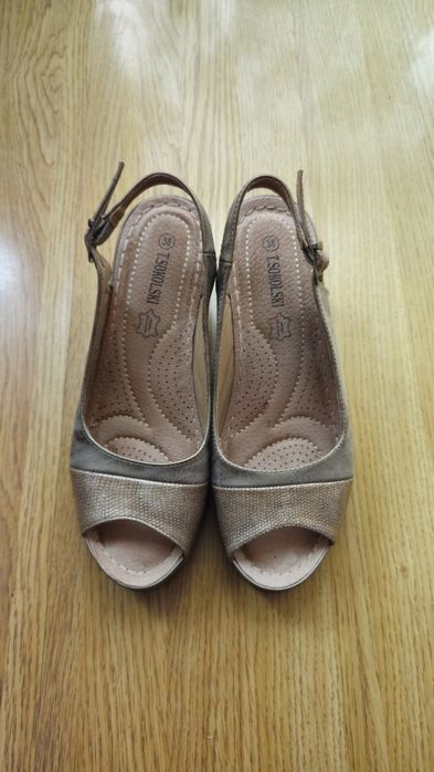 T. Sokolski piękne koturny buty na koturnie platforma na platformie 38