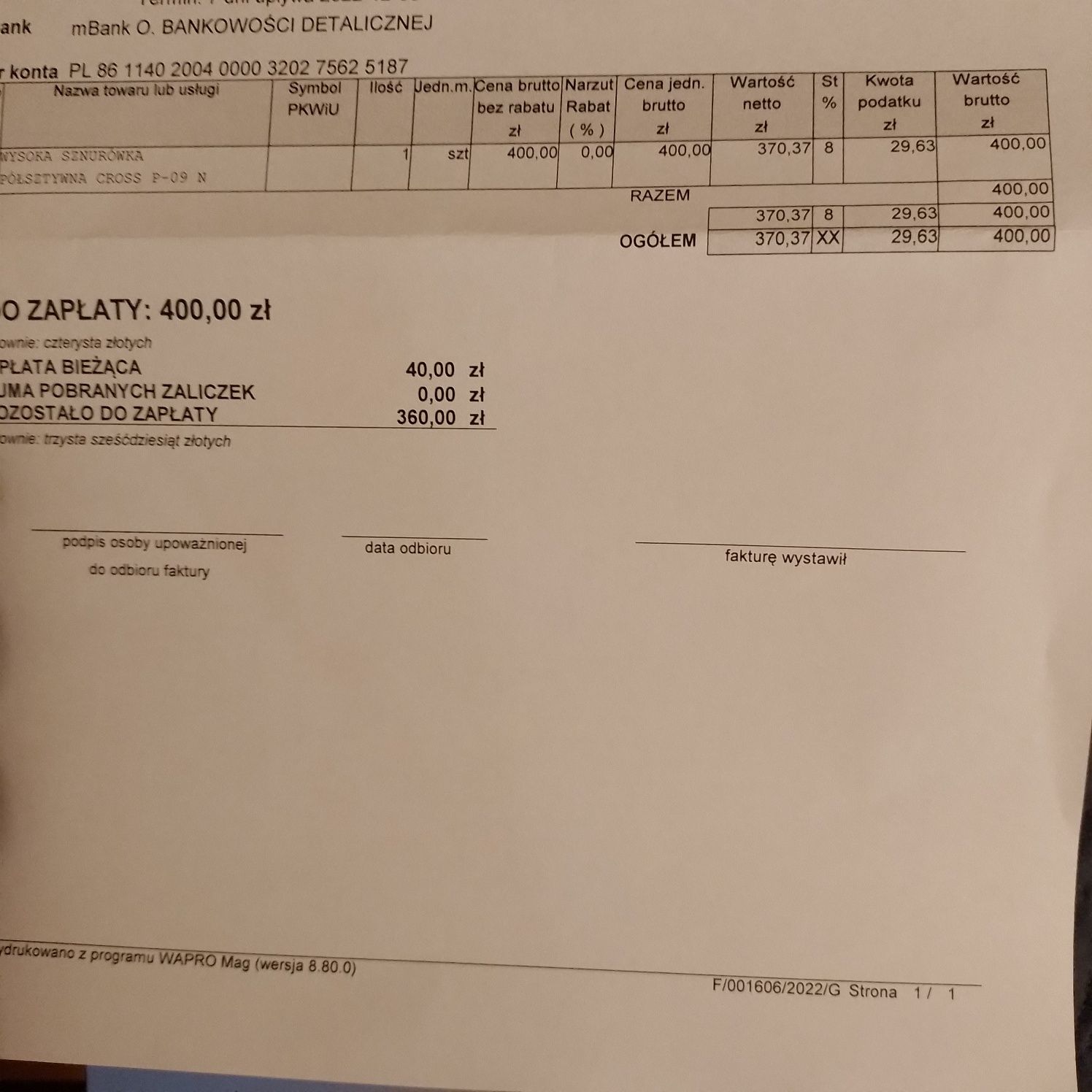 Gorset na kręgosłup lędźwiowy zaciskany na mocne rzepy .