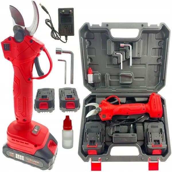 Секатор аккумуляторний Midori Japan MJ-137 | 24V | Гарантия 1 год!!!