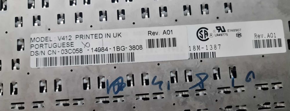 Teclado Português Dell Latitude C500 C510 C600 C610
