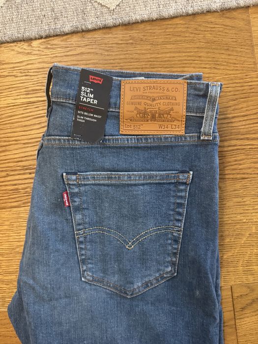 Levis 512 34x34 nowe