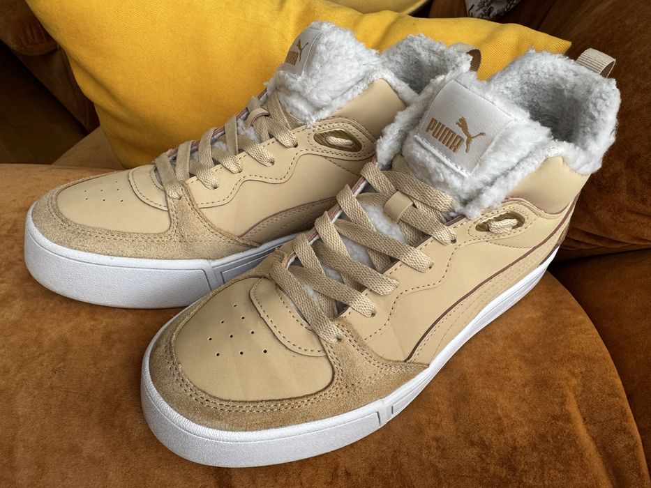 Кеды 40,5 размер Puma Skye Demi Teddy WS 38115102 кроссовки теплые