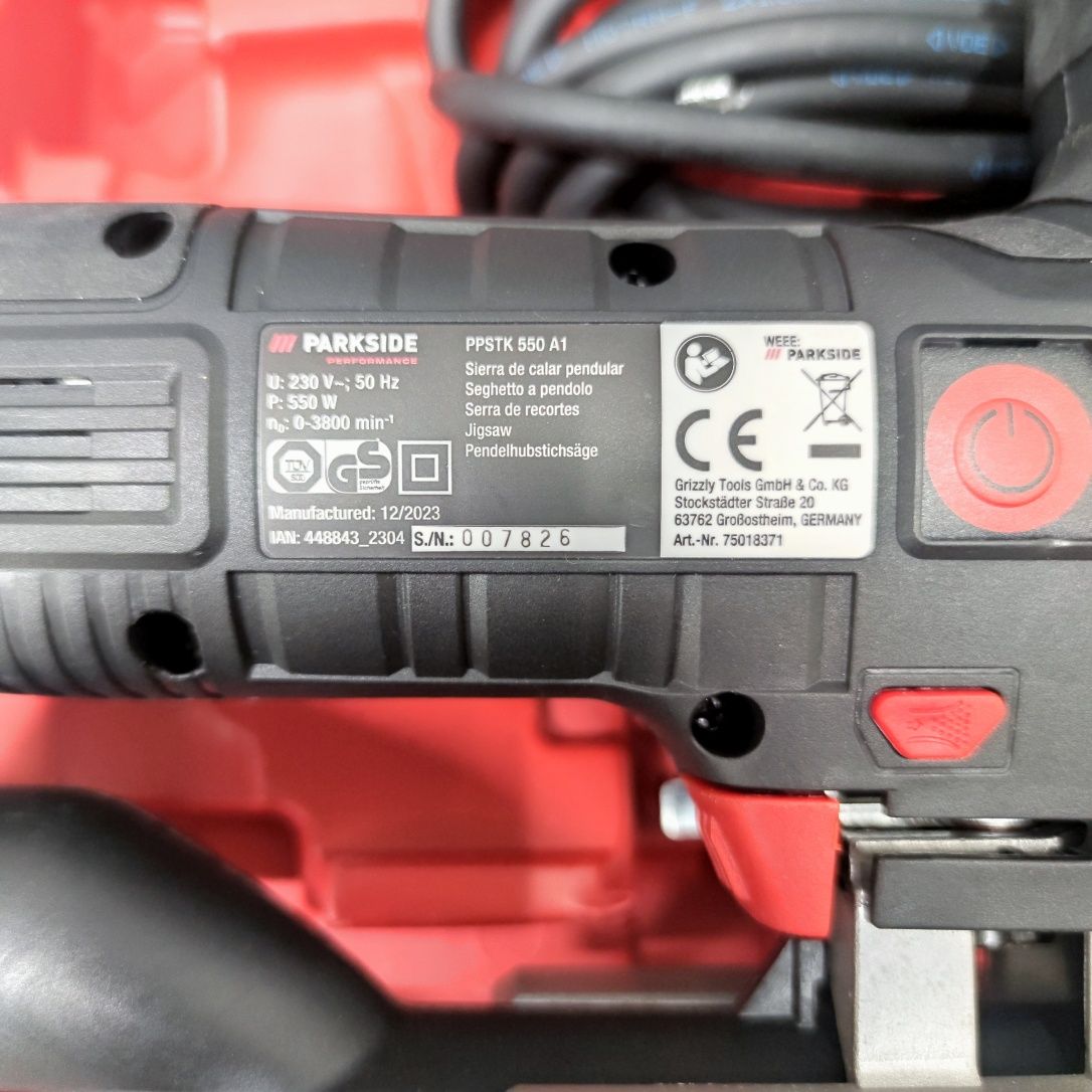 Wyrzynarka PPSTK 550 A1 550W Parkside Performance