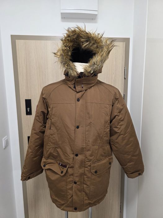 CANADA WEATHER GEAR Parka XL Kurtka Zimowa -20°C Męska Jak NOWA Futro