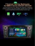 Bmw e90 e91 e92 e93 2 din android 14 64GB dvd OctaCore