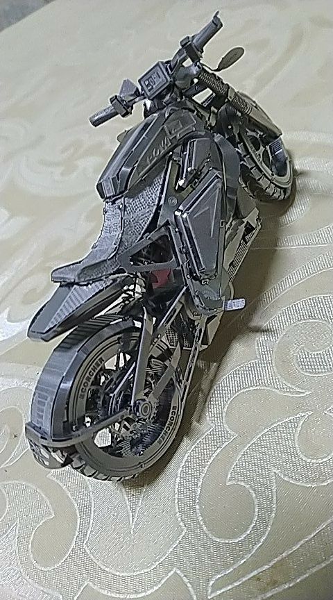 Мотоцикл, 3D металлический конструктор